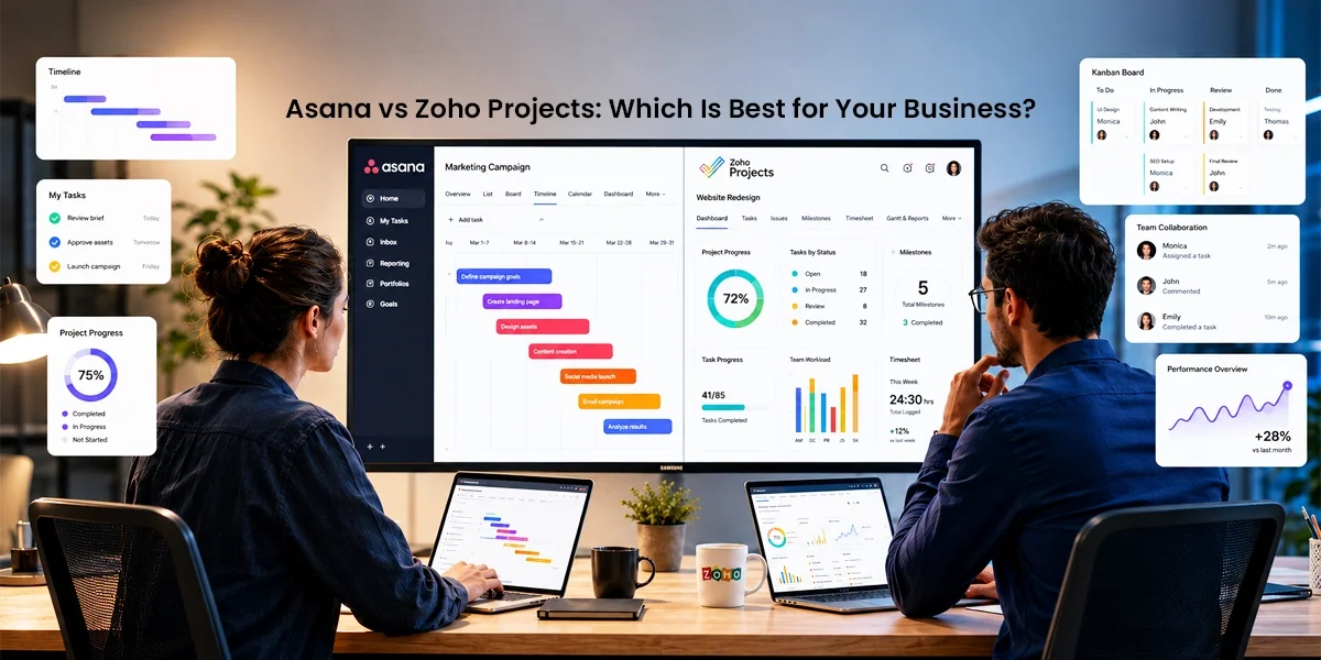 Asana v/s Zoho Projects: Which Is Best for Your Business?
